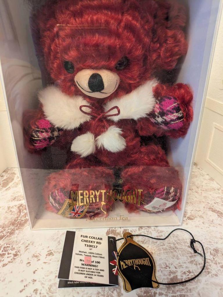 [USED] Merrythought & Afternoon Tea Collaboration Cheeky Teddy Bear