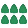 Uxcell Ukulele Soft Wool Felt Bass Guitar Ukulele Accessory for Acoustic Guitar and Green 6-Pack Picks, 3.2mm Picks, Bass,