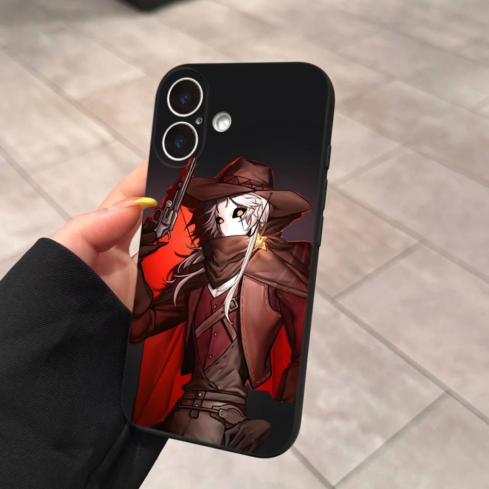 The Freak Circus Pierrot Phone Case For IPhone 17 16 14 15 13 12 11 Pro Max Plus Silicone Soft Cover