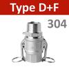 304 Stainless 1/2" 3/4" 1" 2"-5" BSP Female Male Camlock Fitting Adapter Barb Quick Disconnect For Hose Pump Homebrew A B-F type