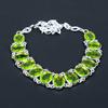 Peridot Necklace 925 Sterling Silver Necklace Peridot Gemstone Necklace Handmade Silver Peridot Jewelry For Her Peridot Necklace For Gifts