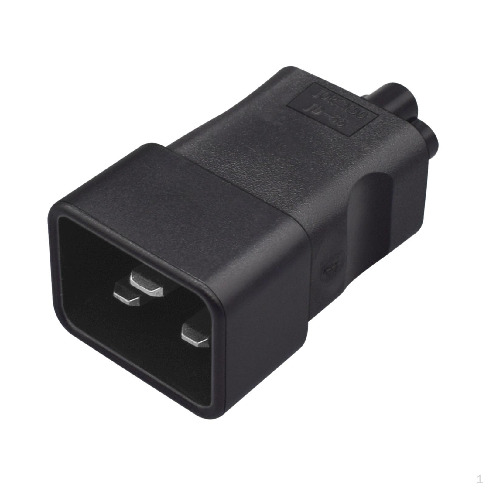 

Вилка переменного тока IEC320 Высокопроизводительная розетка преобразователя C20 в C5 Легкий разъем премиум-класса