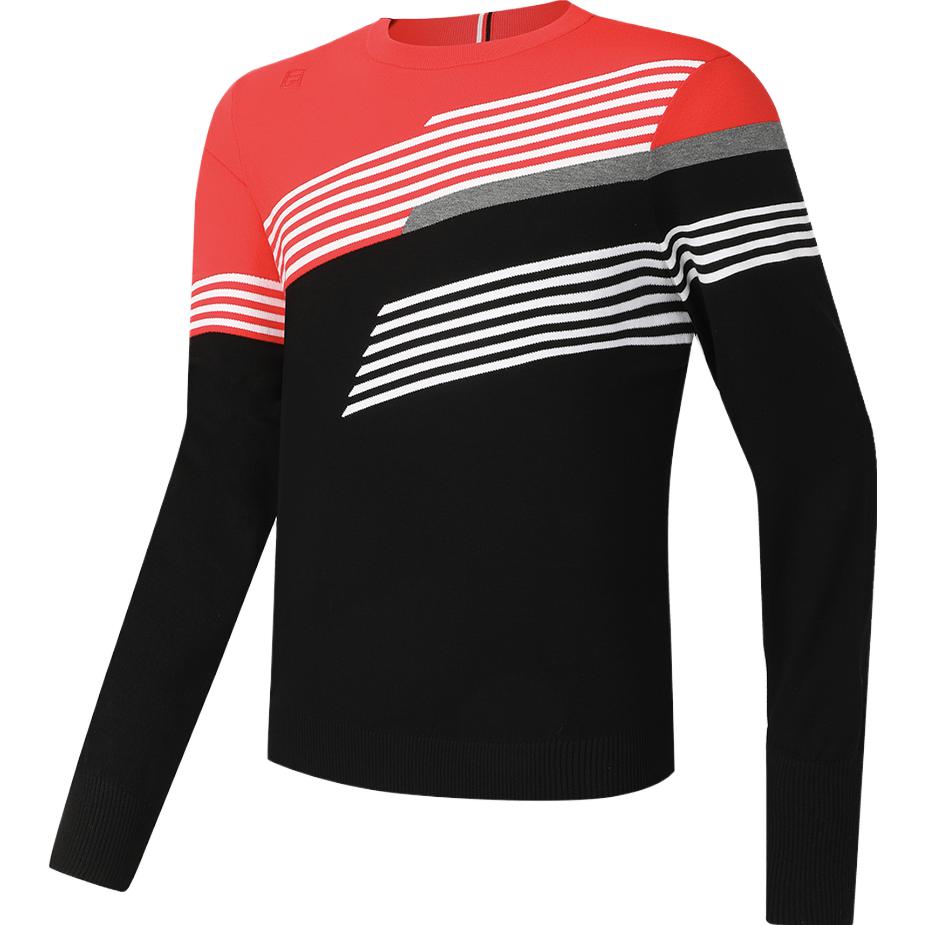 

New FILA Knitwear Men s Tomato Color A11M345405F-RD XL