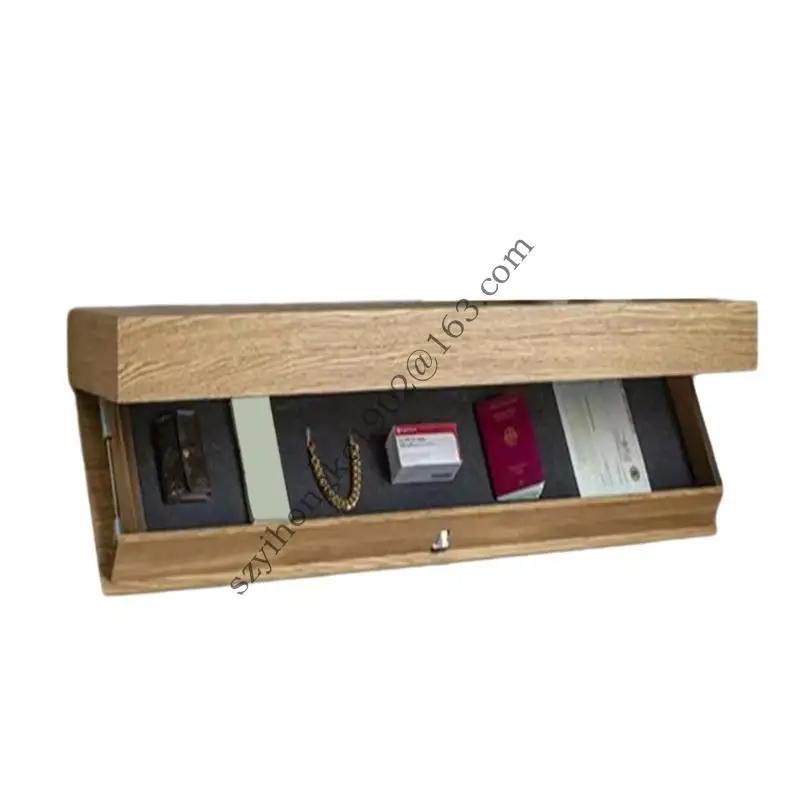 Wall Mounted Wine Cabinet Storage Shelf with Secret Compartment Valuable Items Concealed Privacy Box 8800₽