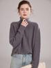 2025 Autumn/Winter Women's High Neck Cashmere Stripe Sweater