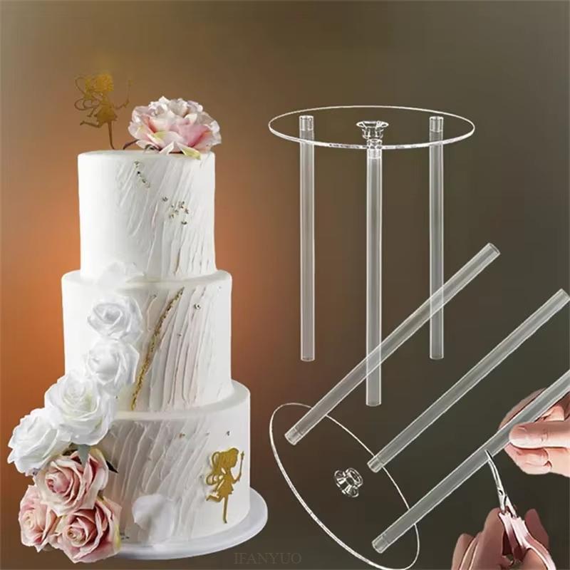 Multi-Layer Cake Support Frame Practical Stands Mold Round Dessert Support Spacer Piling Bracket Kitchen DIY Cake Decor Tool New
