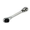 Practical 1/4 Inch Quick Release Wrench Spanner Dual for Head Ratchet Wrench for
