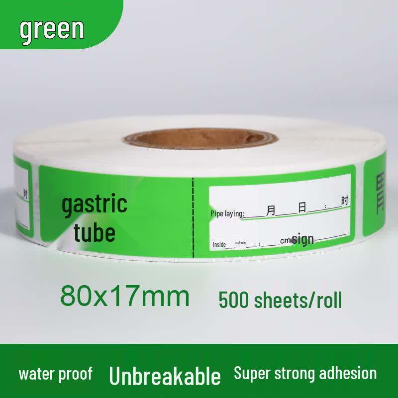 Medical Tube Identifier Labels