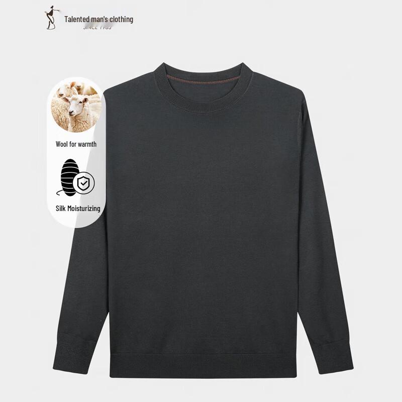 

TRIES Men s Wool Blend Round Neck Knit Sweater XL 50