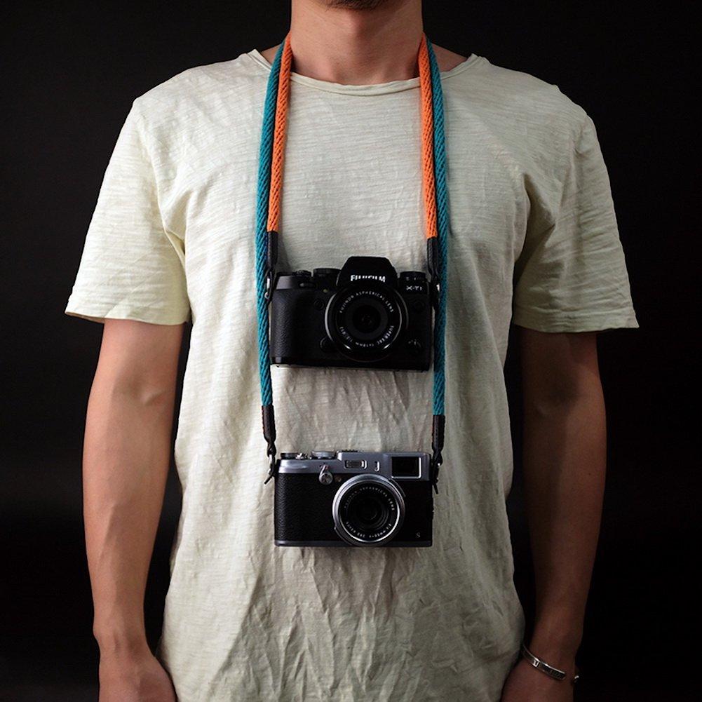 Camera Strap CS162 Series Cotton CAM1308 Cam-in Ring-Shaped (Blue)