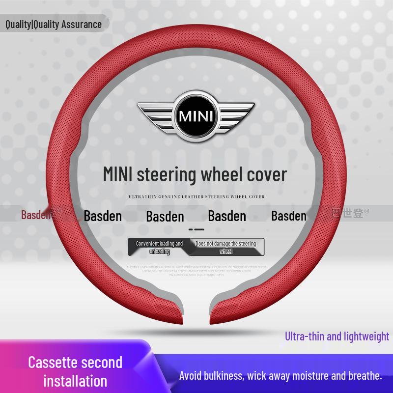 Ultra-thin Steering Wheel Cover for Mini Cooper, Countryman, Clubman, JCW