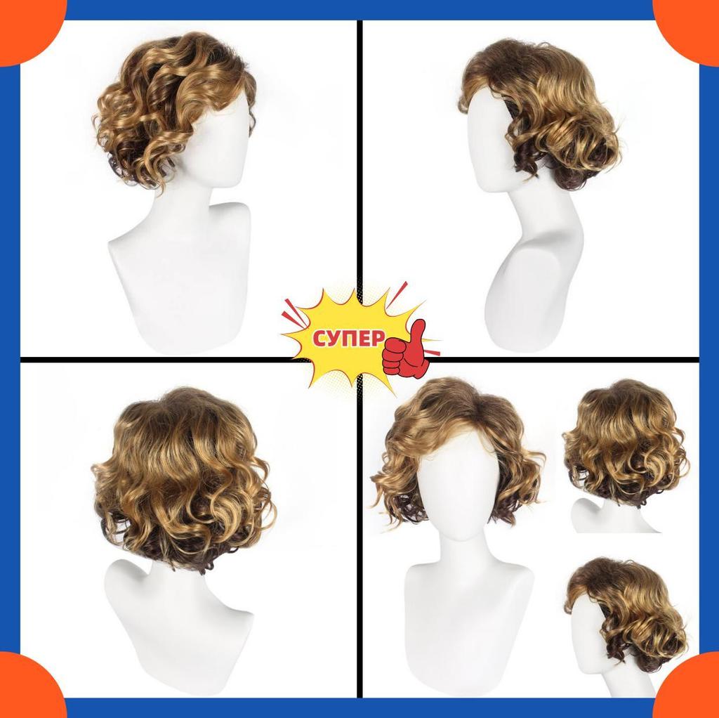 2025 European Fashion Short Curly Wig For Men HW780