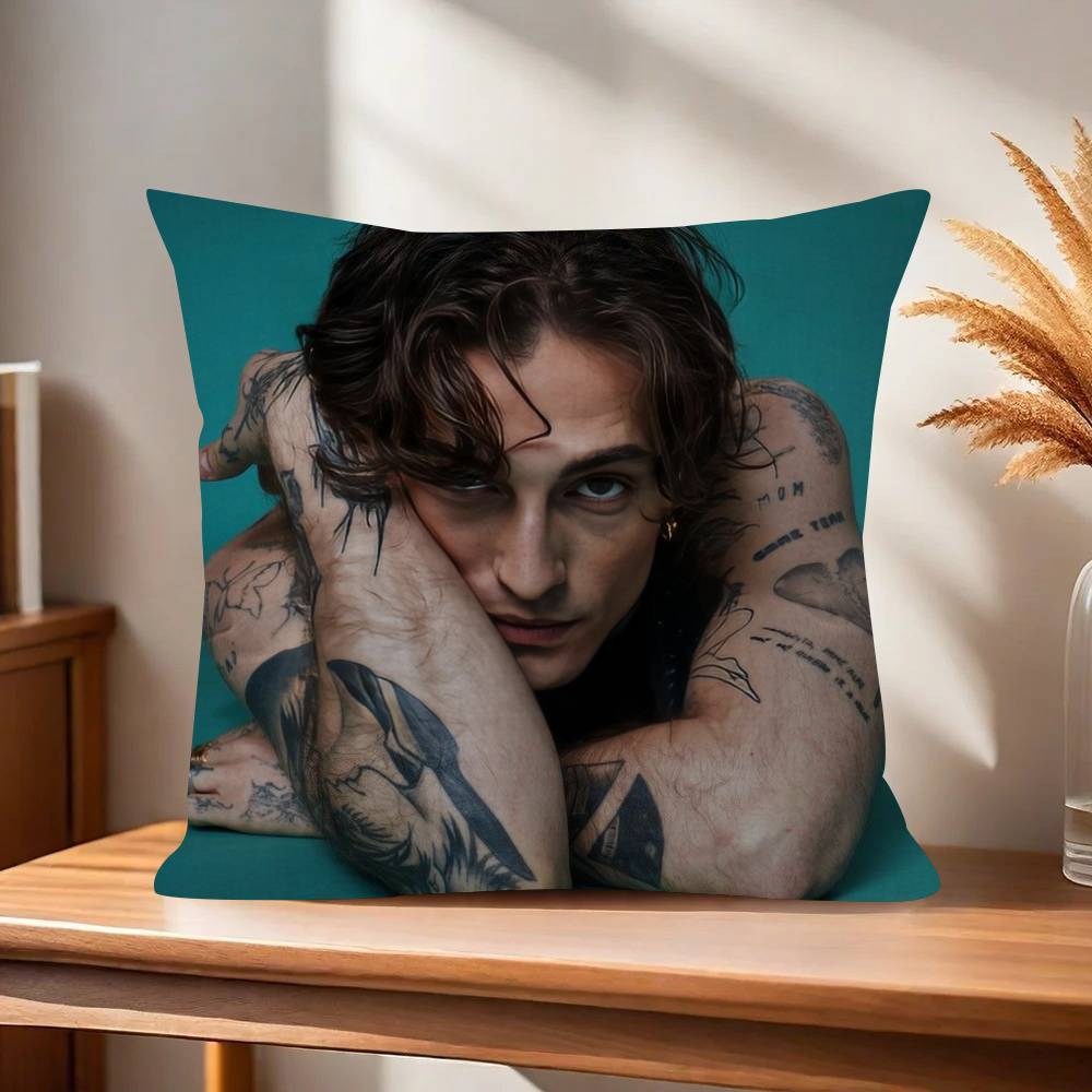 Rock Singer DDamiano David Cushion Cover Decorative Pillow Sofa Home Decor case pillow cases