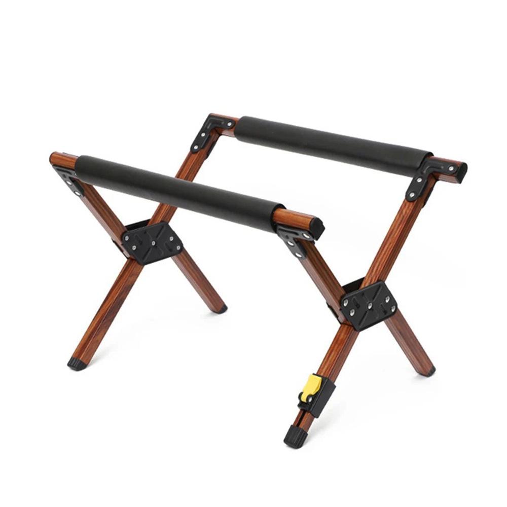 Soporte de cubo de hielo de aluminio ajustable para camping al aire libre - Estante enfriador plegable y conveniente