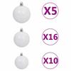 Artificial Christmas Tree with 300 LEDs and Stand Green 180 Cm
