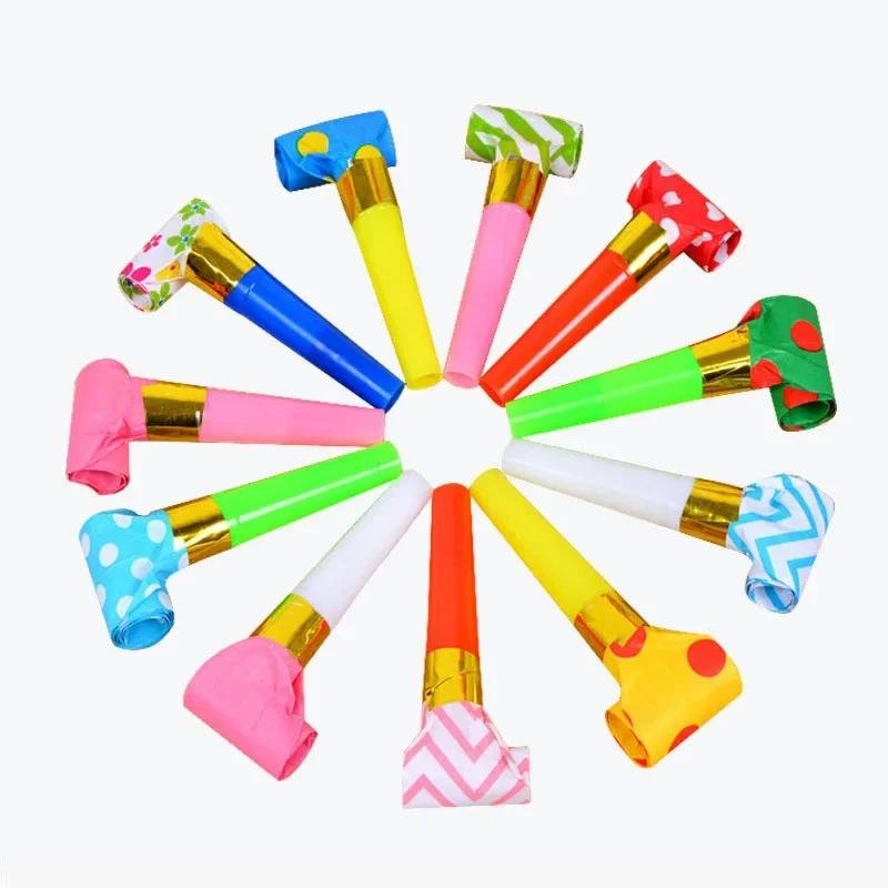 30 Pieces Per Pack Children's Games Whistling Birthday Supplies Fun Parties Loot Bags Fillers Noise Generators Prank Toys