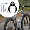 Portable Lock Simple Installation Anti Theft Wheel Bike Locks with Key for Tools