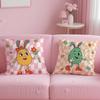 Easter Day Cushion Cover Comfortable Reversible Pillow Cover Ideal for Car Sofa Bedroom & Beyond