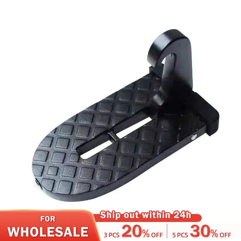 Hliníkový schůdek do auta - Přenosný skládací pedál do dveří se střešním přístupem a čisticím hákem amagi