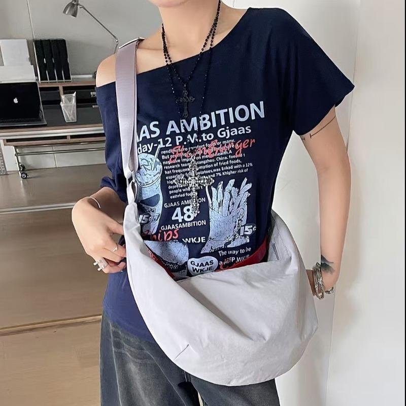 Single-shoulder Dumpling Bag for Women Lightweight and Sporty Crossbody Bag Casual and Minimalist Tote Bag