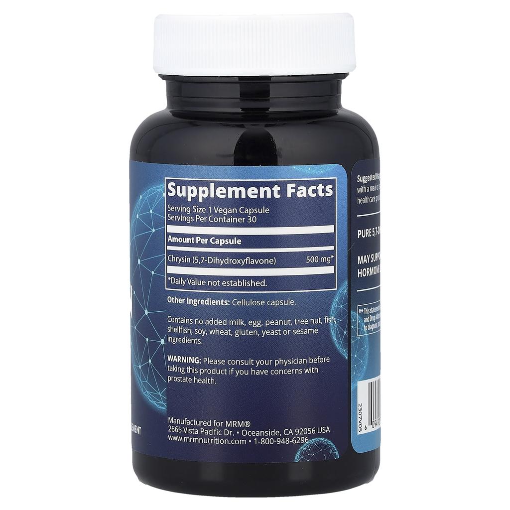 Crisina 500, 30 Capsule Vegetali (500mg per capsula)