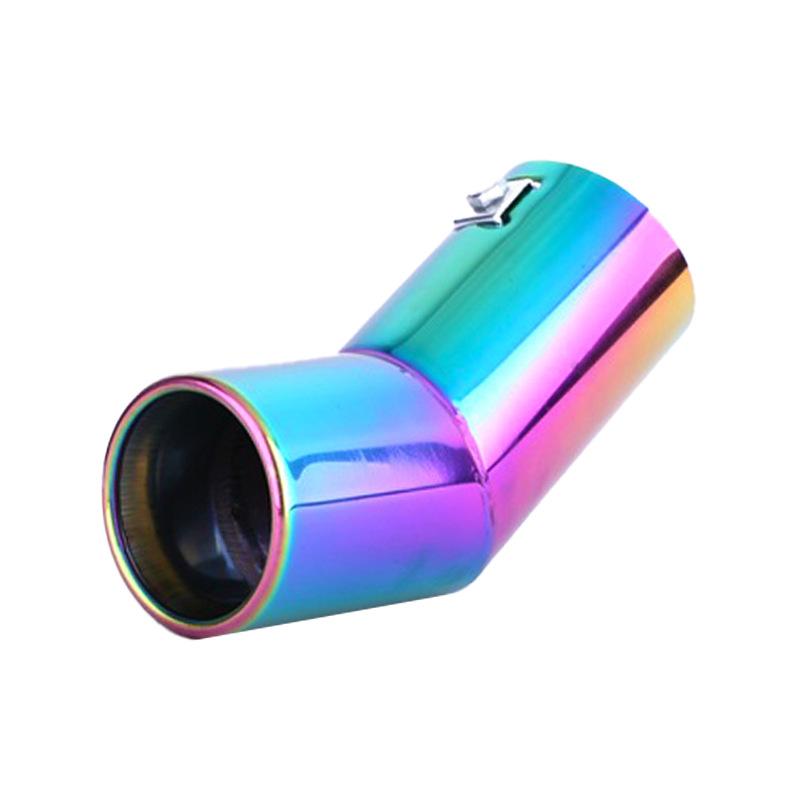 For Volkswagen Old Bora Jetta Car Universal Exhaust Pipe Decorative Curved Tailpipe