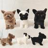 Cute Bull Terrier Plush Toy For Kids Soft And Cuddly Stuffed Animal Pet Doll Stock)