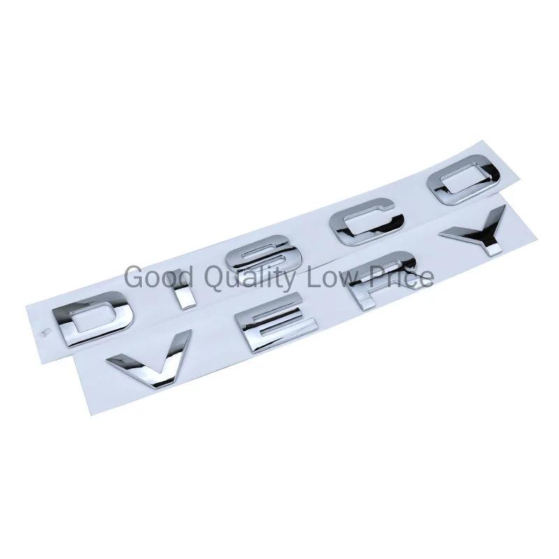 Per Discovery Sports Emblema Discovery 4 3 5 2 TD5 Accessori ABS 3D Cromo Lettere Auto Cofano Anteriore Logo Distintivo