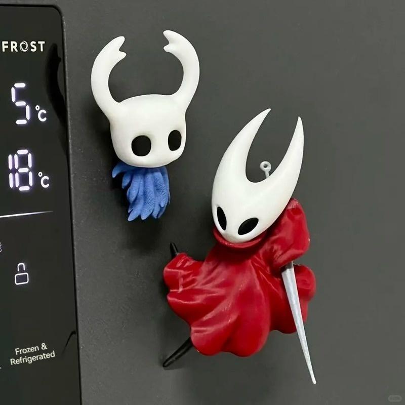 Hollow Knight Forma di Unn Personaggio del Gioco Magnete da Frigorifero Serie Calabrone Action Figures da Collezione Ornamento da Scrivania Decorazione Giocattolo Regalo