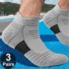 3 Pairs Anti-slip Football Socks Men Women Cotton Sock Short Long Tube Soccer Basketball Sport Socks Breathable Deodorous Socks 39-45