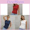 Streetwear Knit Sleeveless Tank Top For Women With High Elasticity Summer 2025