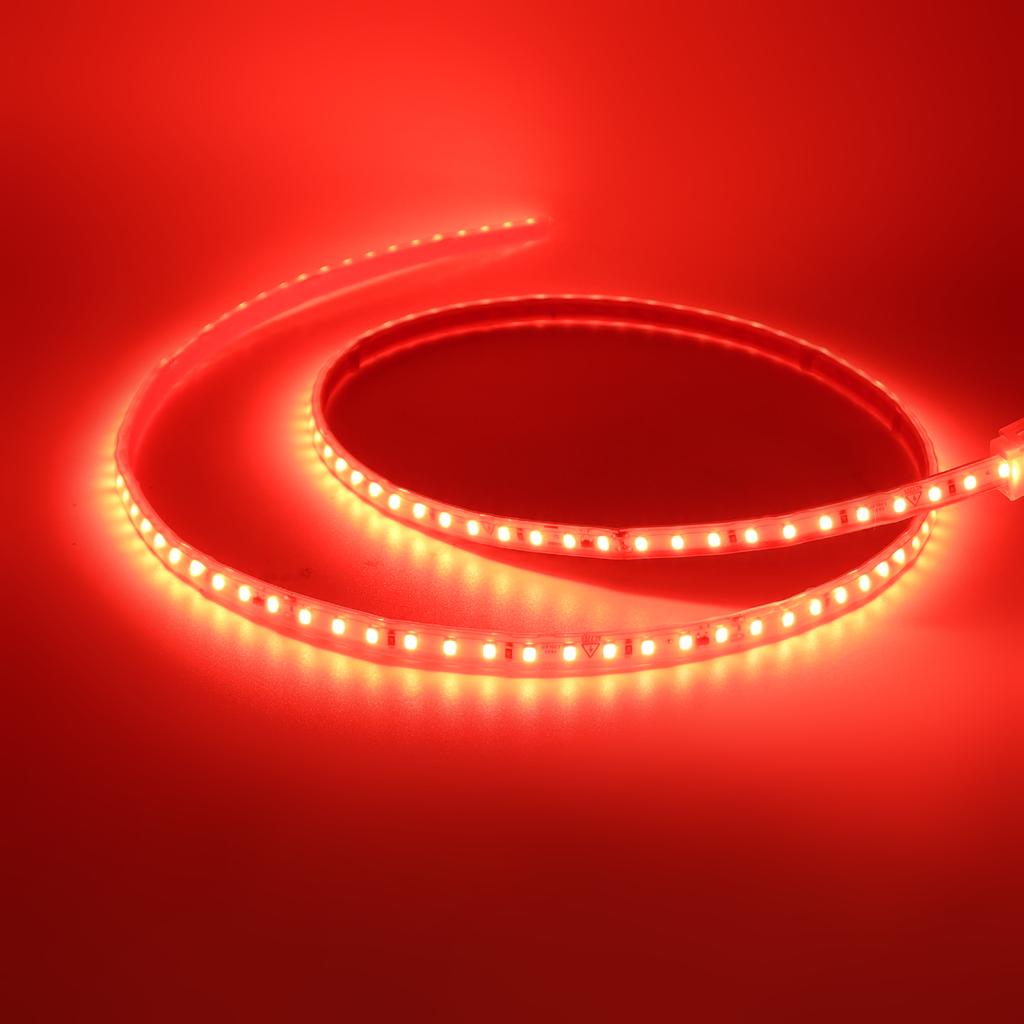 AC 220V Led Strip Lights High Brightness 2835 120 LEDs/M Flexible LED Tape Ribbon Waterproof Diode Rope Light Adhesive EU UK