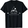 T-shirt Valdez _ T-shirt Cadeau Souvenir Montagne Alaska Valdez Cool