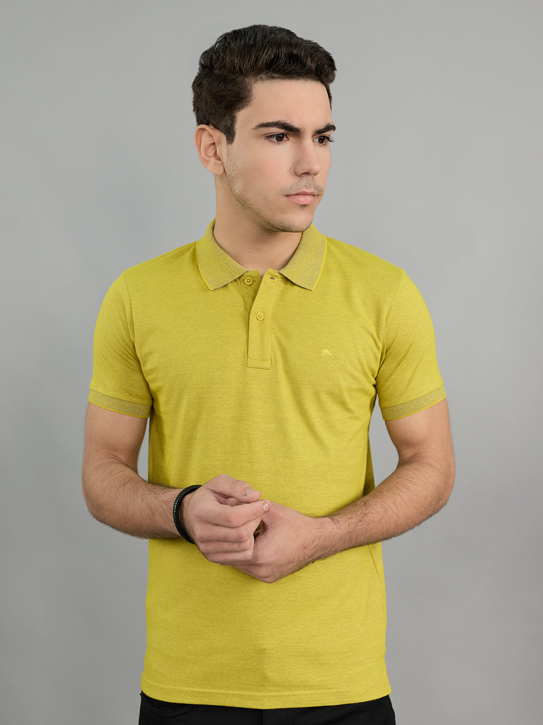 Monte Carlo Men Regular Fit Yellow Tshirt M жёлтый