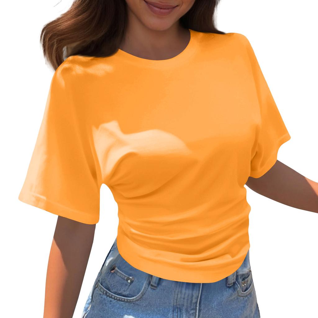 Women's Round Neck  Loose Lightweight Spring/Summer Top