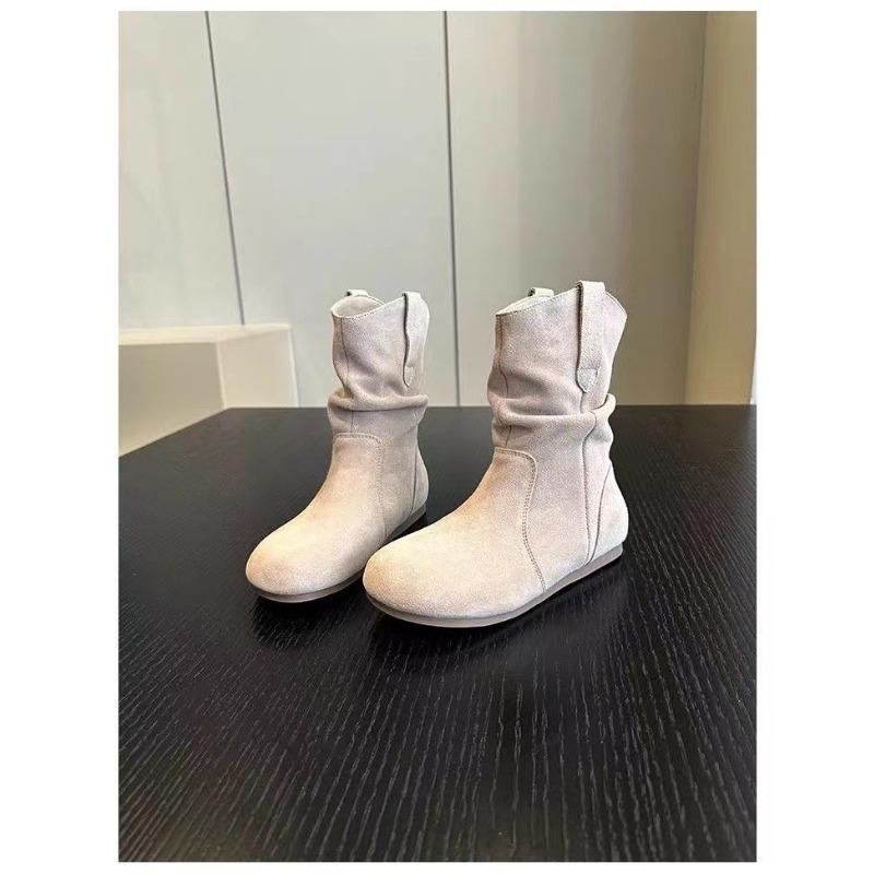 

Новые ботинки Женские Осенне-зимние Новые Флисовые Универсальные Удобные Ботинки с коротким ворсом Модные ботинки 40