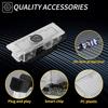 2PCS LED Car Door Ghost Light Laser Projector Welcome Lamp for Alfa Romeo 146 147 155 156 159 Stelvio Giulia Giulietta Mito GT