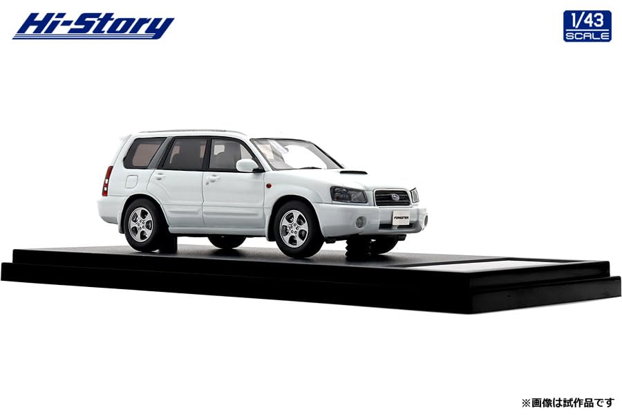INTERALLIED Hi Story Scale SUBARU FORESTER XT Pure White Finished Model HS515WH 1/43 (2002)