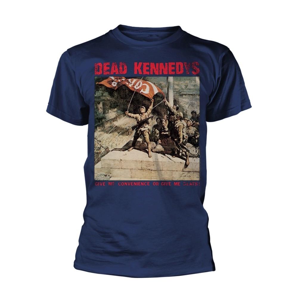 Футболка Dead Kennedys  Convenience Or Death  темно-синяя - НОВАЯ Унисекс футболка XXXXL