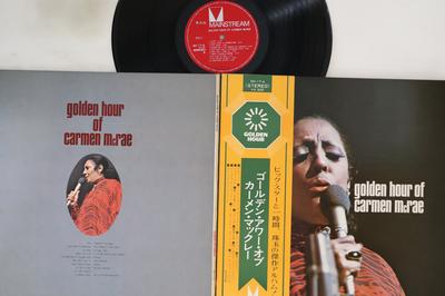 Disque Vinyle CARMEN MCRAE - Golden Hour Of Carmen Mcrae GH17APROMO MAINSTREAM Japon Obi Jazz Occasion