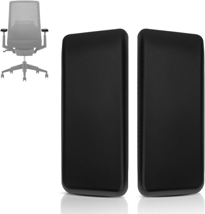 

1 Pair Chair Arm Pads Caps Replacement fit for Haworth Very Office Chair Arm Rest Replacement чорний