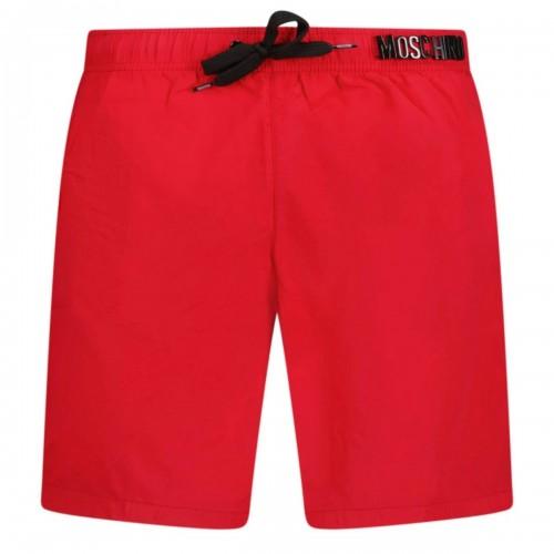 Moschino Mens Metal Logo Swim Shorts