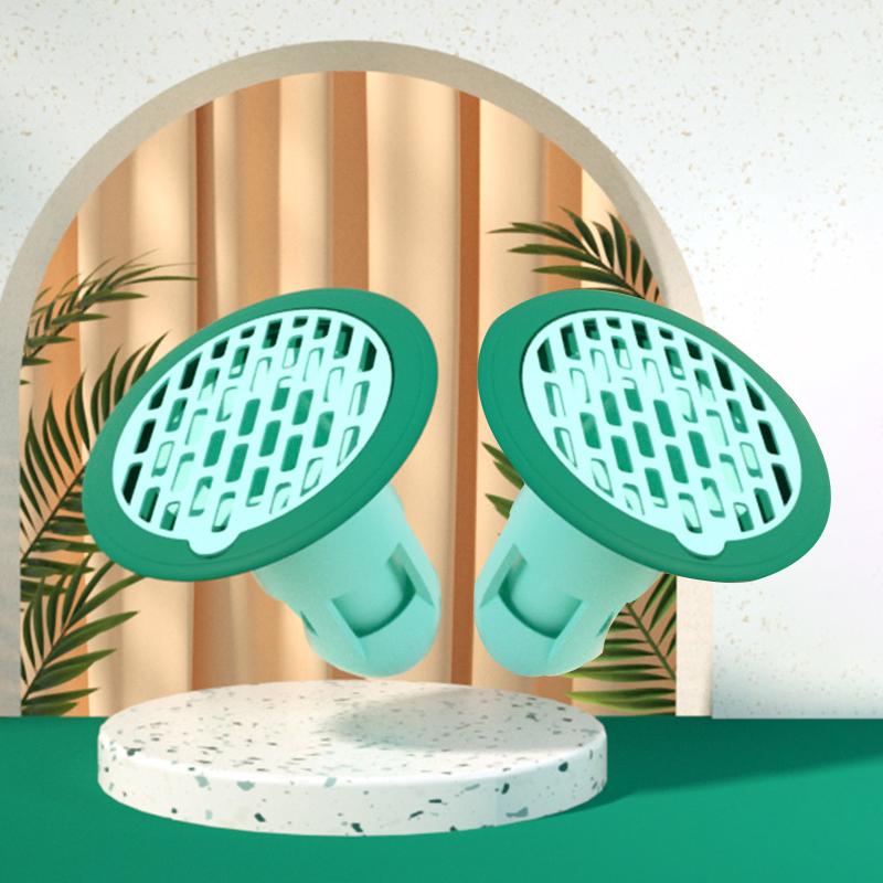 4PCS Shower Drain Stopper Kitchen Sink Drain Strainer Filter Hair Trap Plug Bathroom Floor Drain Deodorant Core