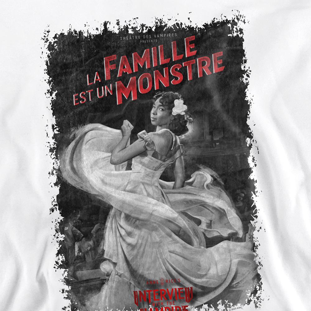 Interview With The Vampire Unisex Adult La Famille Mono Poster Sweatshirt