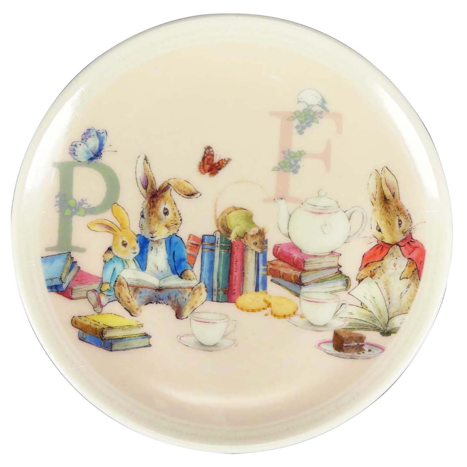 

Peter Rabbit Picture Book Series 13 Plates (Pink) розовый