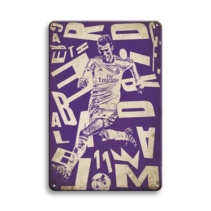 INEED SKIING Sport Vintage Metal Sign Wall Decor Retro Wall Decor Football Running Poster Decorative Tin Plate Wall Iron Plaque