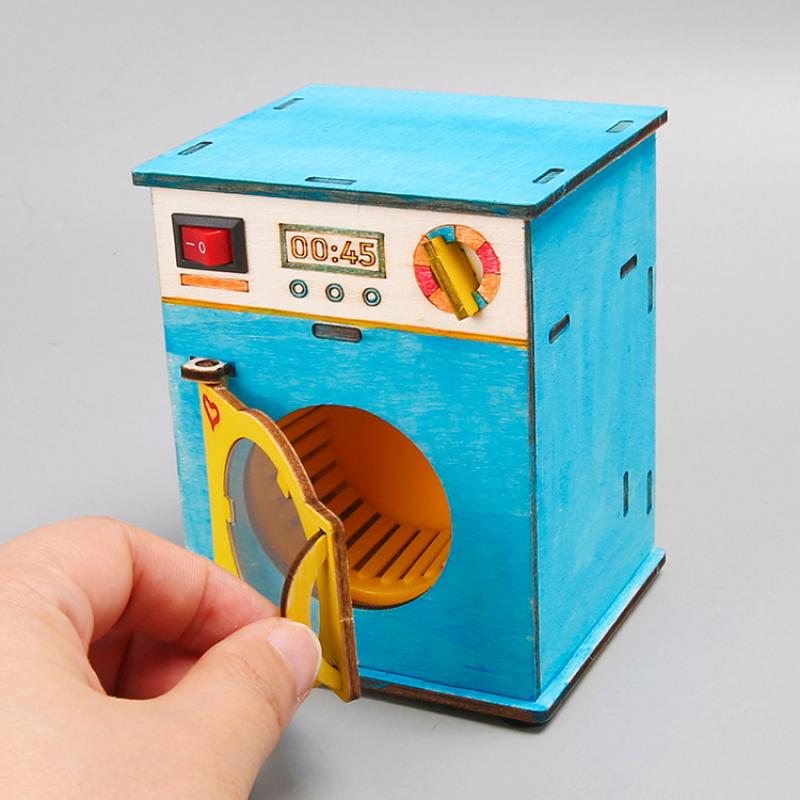 Drum Washing Machine Technology Small Production Primary School Students STEAM Material Package Research Classroom Equipment