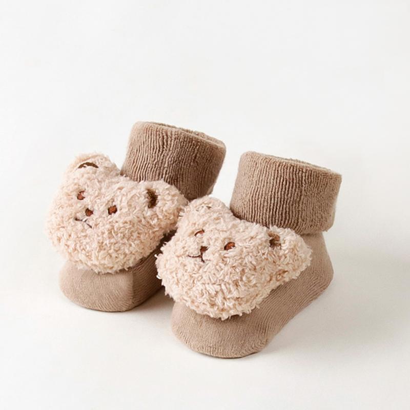 

Детские носки для мальчиков и девочек, утолщенные противоскользящие носки с героями мультфильмов S