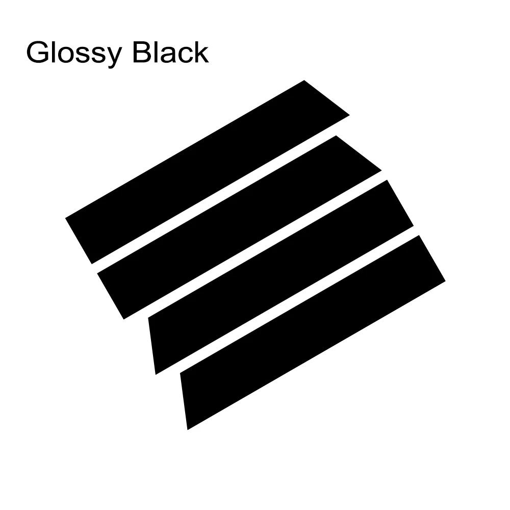 4PCS Car Side Wheel Eyebrow Fender Stripe Stickers Vinyl Decals For Ford Mustang GT S550 Car Body Decoration Decals Accessories