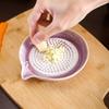 4Pcs Ceramic Grinding Disc/Peeling Tube/Brush/Display Stand Set Sharp Ridged Grater Plates for Ginger Garlic Chocolate Parmesan Cheese Onions Fruits